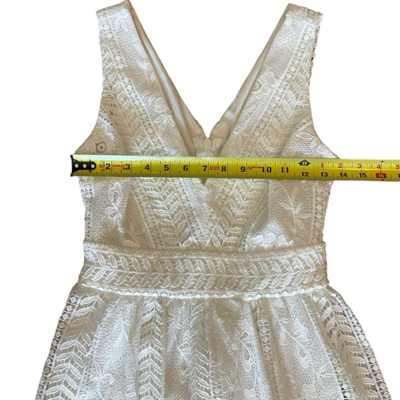 Lulu's White Lace Mini Dress - Picture 11 of 12